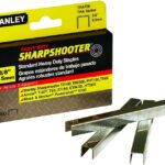 STANLEY TRA706-5C Narrow Crown Staple, 27/64 in W Crown, 3/8 in L Leg, Galvanized