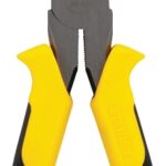 STANLEY 84-032 Nose Plier, 8 in OAL, Black/Yellow Handle, Ergonomic Handle, 15/16 in W Jaw, 2-29/64 in L Jaw