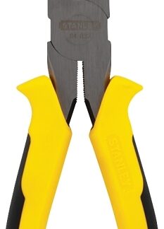 STANLEY 84-032 Nose Plier, 8 in OAL, Black/Yellow Handle, Ergonomic Handle, 15/16 in W Jaw, 2-29/64 in L Jaw