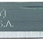 STANLEY 11-041 Replacement Knife Blade, 2-9/16 in L, Stainless Steel, Single-Edge Edge, 1-Point