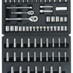 STANLEY 96-010 Mechanics Tool Set, Chrome Vanadium Steel, Polished Chrome