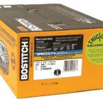 Bostitch C7R90BDG Siding Nail, 2-3/16 in L, Steel, Thickcoat, Full Round Head, Ring Shank