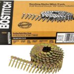Bostitch CR4DGAL Roofing Nail, 1-1/2 in L, 11 Gauge, Galvanized Steel, Smooth Shank