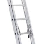 Louisville LP-1016 Extension Ladder, 200 lb, Aluminum