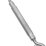 National Hardware 2172BC Series N221-903 Turnbuckle, 320 lb Working Load, 1/2-13 in Thread, Hook, Eye, 17 in L Take-Up