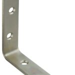 National Hardware 115BC Series N220-152 Corner Brace, 5 in L, 1 in W, 4.94 in H, Steel, Zinc, 0.16 Thick Material