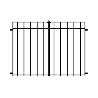 Nuvo Iron CDGQF2 Coral Double Gate, 24 in W Gate, 34 in H Gate