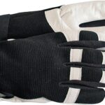 BOSS 4047X Medium-Duty Protective Gloves, XL, Wing Thumb, Elastic Cuff, Goatskin Leather, White