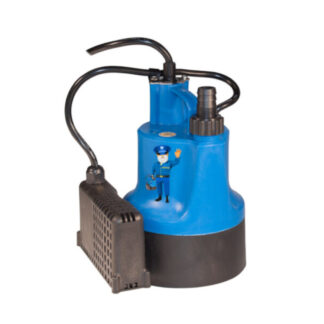 Burcam 300506SB 1/6 hp Thermoplastic Submersible Utility Pump wuth Electronic Switch