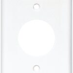 Eaton Wiring Devices 2131W-BOX Single Receptacle Wallplate, 4-1/2 in L, 2-3/4 in W, 1 -Gang, Thermoset, White