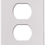 Eaton Wiring Devices PJS8W Wallplate, 4-1/2 in L, 2-3/4 in W, 1 -Gang, Polycarbonate, White, High-Gloss