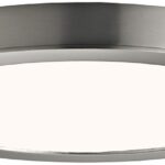 Canarm LED-SM11DL-BN-C Disk Light, 120 V, 22 W, LED Lamp, 1540, 3000 K Color Temp, Brushed Nickel Fixture