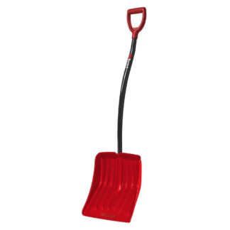 Garant YP139EAKD 16-3/4" Ergonomic D-Grip Aluminum & Polyethylene Snow Shovel - Red