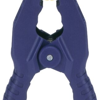 IRWIN 58100 Spring Clamp, 1 in Clamping, Resin, Blue/Yellow