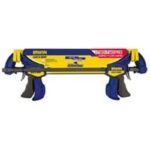 IRWIN QUICK-GRIP 1964743/5462 Bar Clamp, 150 lb, 6 in Max Opening Size, 2-7/16 in D Throat, Steel Body