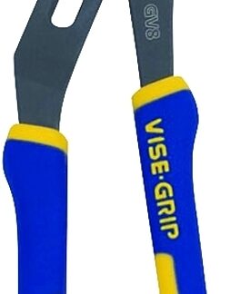 IRWIN 2078108 Groove Lock Plier, 8 in OAL, 1-3/4 in Jaw Opening, Blue/Yellow Handle, Cushion-Grip Handle