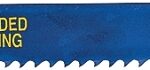 IRWIN 372956P5 Reciprocating Saw Blade, 2 in W, 9 in L, 6 TPI, Cobalt/Steel Cutting Edge