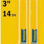 IRWIN 3071314 Jig Saw Blade, 3-1/4 in L, 14 TPI