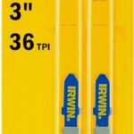 IRWIN 3072336 Jig Saw Blade, 3 in L, 36 TPI