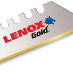 Lenox Gold Series 20350GOLD5C Utility Knife Blade, 1 in L, Bi-Metal/HSS, 2-Point