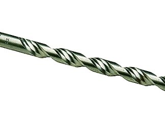 IRWIN 326007 Rotary Hammer Drill Bit, 1/4 in Dia, 12 in OAL, 2-Flute, Straight Shank