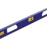 IRWIN 1801094 I-Beam Level, 48 in L, 3 -Vial, Non-Magnetic, Aluminum, Blue/Yellow