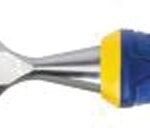 IRWIN 1768777 Construction Chisel, 1 in Tip, 4-1/4 in OAL, HCS Blade, Ergonomic Handle