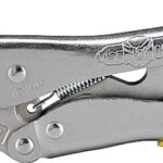Irwin Fast Release Series IRHT82583 Locking Plier with Wire Cutter, 6 in OAL, 2-1/4 in Jaw Opening, Blue/Yellow Handle