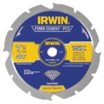 IRWIN 4935473 Circular Saw Blade, 7-1/4 in Dia, 5/8 in Arbor, 4-Teeth, Carbide Cutting Edge