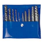 IRWIN 11117 Extractor and Drill Bit, 10-Piece, Cobalt, Specifications: Spiral Flute