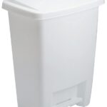 Rubbermaid FG284187WHT Waste Basket, 33 qt Capacity, Plastic, White, 19 in H