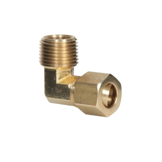 ELBOW BRASS 3/8"X90DEG UNION COMP 82761