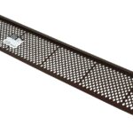 Amerimax 85379 Gutter Guard, 3 ft L, 2 in W, PVC, Brown Sells in Quantity of 75