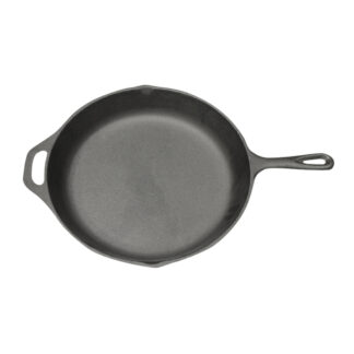World Famous 1349 14-1/2" Cast Iron Base Camp Skillet - Black