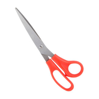 Vulcan 54107D 8-3/8" Stainless Steel Comfort-Grip Scissors - Red