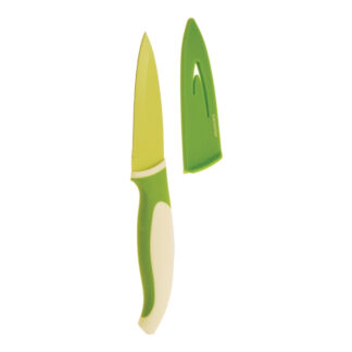 Starfrit 093893006NEW1 3-1/2" High-Carbon Steel Paring Knife with Sharpening Sheath