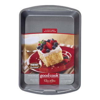 Goodcook® 04010 13" Steel Non-Stick Oblong Cake Pan