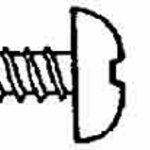 Reliable PKTZ612MR Screw, #6-20 Thread, 0.597 in L, Full Thread, Pan Head, Square Drive, Self-Drilling Point, Steel Sells in Quantity of 5