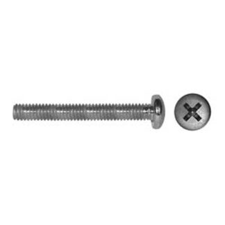 Reliable PPMZM530MR Machine Screw, M5x0.8 Thread, 30 mm L, Full Thread, Pan Head, Phillips Drive, Type B Point, Steel Sells in Quantity of 5