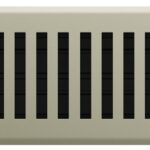 Imperial RG3428 Floor Register, Polystyrene, Satin Nickel