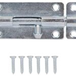 ProSource CL-205-PS Barrel Bolt, 0.31 Dia in Bolt Head, 4 in L Bolt, Steel, Zinc Plated