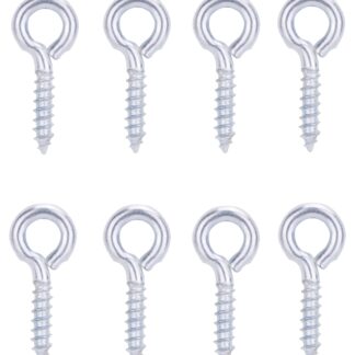 ProSource LR-225-PS Screw Eye, 3.3 mm Dia Wire, 4.3 mm Thread, 19/32 in L Thread, 1-3/16 in OAL, 57 lb Working Load