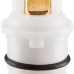 Moen M0005 Faucet Cartridge, Ceramic, Chrome Plated, For: 4 in Centre Set Glacier Bay, Eurostream and Danze Faucets