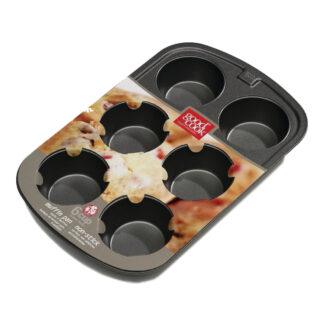 Goodcook® 04030 14-1/2" x 8-1/2" Steel 6-Cup Muffin Pan