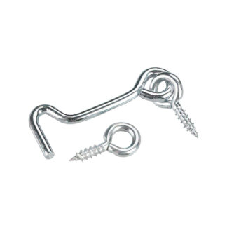 Onward 1385XR 2" Steel Gate Hook & Eye, 2 Pack - Zinc