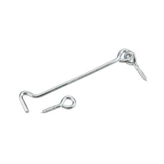 Onward 142XV 6" Steel Gate Hook & Eye, 2 Pack - Zinc