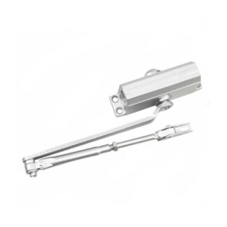 Onward 1600SI21BC 7.63" x 1.63" 1600 Series Grade 2 Fixed Power Door Closer - Satin Aluminum