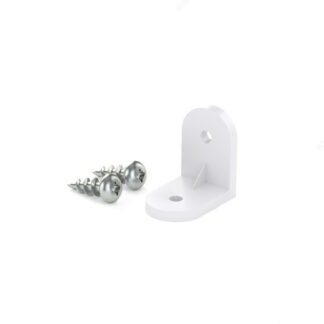 Onward 1800WR 1" Plastic Corner Brace, 4 Pack - White