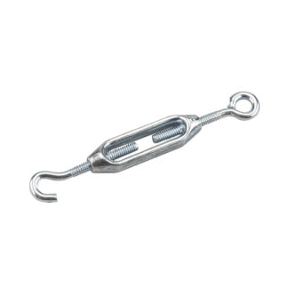 Onward 2021XB 4-3/4" x 5/32" 33lb Steel Hook-Eye Turnbuckle - Zinc
