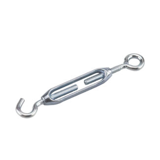 Onward 2023XB 6-3/8" x 7/32" 66lb Steel Hook-Eye Turnbuckle - Zinc